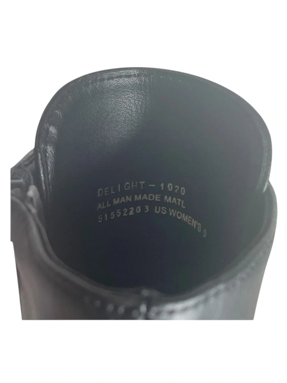 new Pleaser 𖤐 Delight 1020 Platform Stiletto Lace Up Boot 𖤐 Black Faux Leather